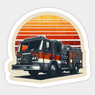 Fire Truck Sticker